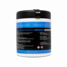 Bote Con 30 Toallitas Humedas Cln-107 Para Limpieza De Equipos De Computo Y Pantallas