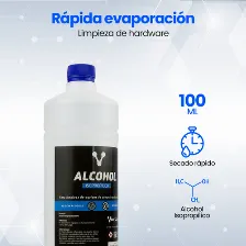 Alcohol Isopropilico Vorago 1lt, Secado Rapido