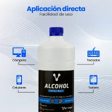 Alcohol Isopropilico Vorago 1lt, Secado Rapido