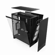 Gabinete Nzxt H7 Flow Midi Tower Con Ventana, 3x Ventiladores 120mm Rgb, Negro