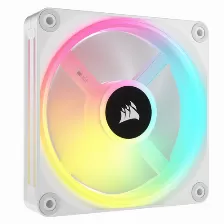 Ventilador Corsair Icue Link Qx120 Rgb 12 Cm, 2400 Rpm, Led Azul, Verde, Rojo, Blanco, Pwm