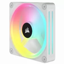 Ventilador Corsair Icue Link Qx120 Rgb 12 Cm, 2400 Rpm, Led Azul, Verde, Rojo, Blanco, Pwm