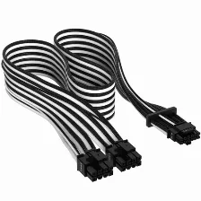 Cable De Poder Corsair Cp-8920333 12vhpwr, Negro, Blanco