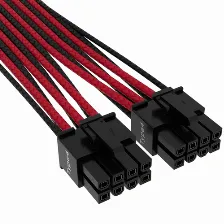 Cable De Poder Corsair Cp-8920334 12vhpwr, Negro, Rojo