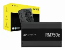 Fuente De Poder Corsair Rm750e, 750w, Cybenetics Gold, Full-modular, Atx 3.1, Negro