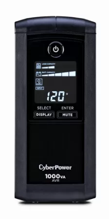 No Break Cyberpower 600w, 1000va, Lcd, 6 Min De Respaldo, 9 Contactos