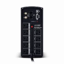No Break Cyberpower Lcd Cp1000avrlcda 1 Kva / 600 W, Energia 1080 J, Entrada 139 V, 9 Salidas Ac Color Negro