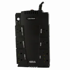 No Break Cyberpower Standby 425va, 255w, 8 Contactos, Negro