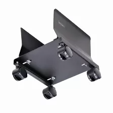 Soporte Startech.com Soporte Del Cpu Del Carro, 21 Kg, Negro