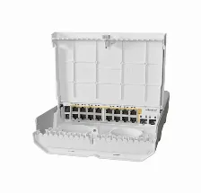 Switch Mikrotik Netpower 16p L2/l3, Rj-45 16, Gigabit Ethernet (10/100/1000), 16 Poe, Blanco