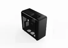 Gabinete Hyte X50 Mid Tower Case Pitch Black, Ventana Lateral Vidrio Templado, 7 Ranuras De Expansion, Sin Fuente, Color Negro