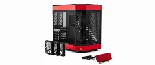 Gabinete Hyte Y60 Midi Tower, Psu No, Vent. 1x 120 Mm, Negro, Rojo