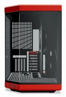 Gabinete Hyte Y70 Midi Tower, Psu No, Negro, Rojo