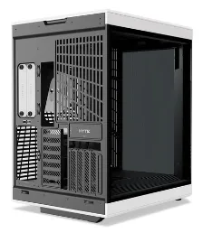 Gabinete Hyte Y70 Touch Infinite, Atx Mid Tower, Dual Chamber, Pantalla Tactil Lcd De 2.5k Integrada, Modelo Panda (blanco Y Negro)