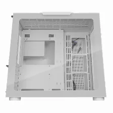 Gabinete Game Factor Csg700, Atx, Fishtank, Cristal Templado Frontal Y Lateral, Sin Fuente, Blanco