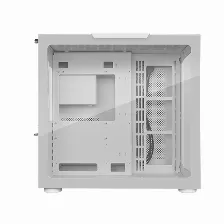 Gabinete Game Factor Csg700, Atx, Fishtank, Cristal Templado Frontal Y Lateral, Sin Fuente, Blanco
