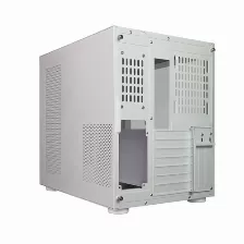 Gabinete Game Factor Csg700, Atx, Fishtank, Cristal Templado Frontal Y Lateral, Sin Fuente, Blanco