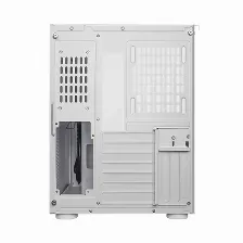 Gabinete Game Factor Csg700, Atx, Fishtank, Cristal Templado Frontal Y Lateral, Sin Fuente, Blanco