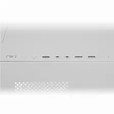 Gabinete Game Factor Csg700, Atx, Fishtank, Cristal Templado Frontal Y Lateral, Sin Fuente, Blanco