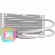 Sistema De Enfriamiento Liquido Corsair Icue H100i Elite Capellix Xt Rgb, 240mm, Blanco