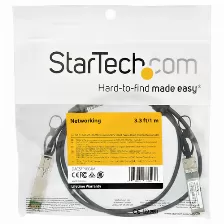 Cable Startech.com 1 M, Sfp+, Sfp+, 10 Gbit/s, Negro