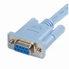 Cable Startech (db9concabl6), 1,8m Para Gestion De Router Consola Cisco Rj45 A Serie Db9 - Rollover - Macho A Hembra