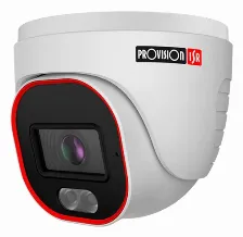 Cámara Ip Provision-isr Dh-320ipbn-28 2 Mp, Domo, Interior Y Exterior, Ip67, Negro, Blanco