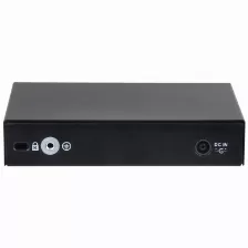 Switch Dahua Poe 6 Puertos Administrable, 4 Puertos Poe 10/100, 2x Puertos Uplink 10/100/1000, 60 Watts