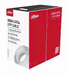 Bobina De Cable Utp Dahua Cat5e, 305mts, Interior, 100% Cobre, Blanco