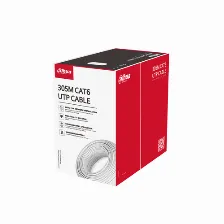 Bobina De Cable Utp Dahua Cat6, 305m, 100% Cobre, Blanco