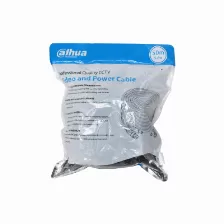 Cable De Video Y Energia Dahua, 50mts, Hasta 4k, Exterior E Interior, Soporta Ahd/cvi/tvi/cvbs