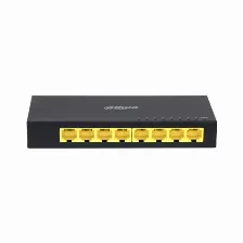 Switch Dahua Technology Access Dh-pfs3008-8gt No Administrado, L2, Rj-45 8, Gigabit Ethernet (10/100/1000), Negro