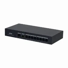 Switch Dahua 8 Puertos Poe, 10/100/1000 Mbps, 65w, 20 Gbit/s, No Administrable