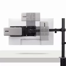 Soporte Startech.com Soporte Para Cpu Montado En Soporte De Monitor, 75 X 75,100 X 100 Mm, Negro