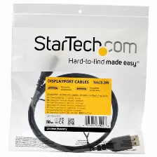 Cable Displayport Startech.com Displayport 1.4, 1 M, Negro
