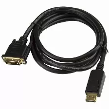 Adaptador Vídeo Startech.com Displayport A Dvi-d, 1.8 M, Negro