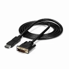 Adaptador Vídeo Startech.com Displayport A Dvi-d, 1.8 M, Negro