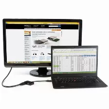 Cable Convertidor De Vídeo Startech (dp2hdvga), Displayport A Hdmi O Vga, Resolución 1920x1200 Pixeles, Soporte De Audio, Color Negro