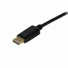 Adaptador Vídeo Startech.com Displayport A Vga (d-sub), 4.6 M, Negro