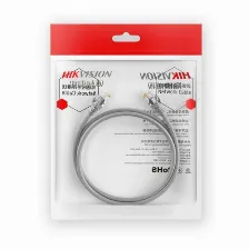 Patchcord Hikvision Ds-1np6uec0-1000-g Cat6, 10 M, U/utp (utp), Gris