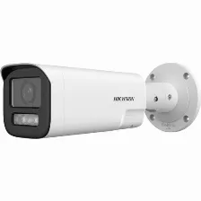 Cámara Ip Hikvision Ds-2cd1643g2-lizsu/sl(2.8-12mm) 4 Mp, Bala (forma), Microsd, Interior Y Exterior, Ip67, Blanco