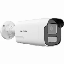 Cámara Ip Hikvision Ds-2cd1t43g2-liuf/sl(4mm) 4 Mp, Bala (forma), Microsd, Exterior, Ip67, Blanco