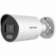 Cámara Ip Hikvision Ds-2cd2047g2h-liu/sl(2.8mm) 4 Mp, Bala (forma), Microsd, Interior Y Exterior, Ip67, Blanco