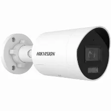 Cámara Ip Hikvision Pro Series Con Colorvu Ds-2cd2047g3-li2uy/srb(2.8mm) 4 Mp, Bala (forma), Microsd, Interior Y Exterior, Ip67, Blanco