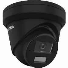 Cámara Ip Hikvision Pro Series Con Acusense Ds-2cd2343g2-li2u(2.8mm)(black) 4 Mp, Domo, Microsd, Exterior, Ip67, Negro
