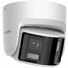 Cámara Ip Hikvision Ds-2cd2346g2p-isu/sl(2.8mm)(c) 4 Mp, Torreta, Microsd, Interior Y Exterior, Ip67, Blanco