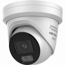 Cámara Ip Hikvision Pro Series Con Colorvu Ds-2cd2347g3-lis2uy/sl(2.8mm) 4 Mp, Torreta, Microsd, Interior Y Exterior, Ip67, Blanco