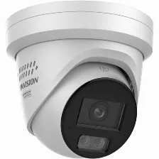 Cámara Ip Hikvision Pro Series Con Colorvu Ds-2cd2367g3-lis2uy/srb(2.8mm) 6 Mp, Torreta, Microsd, Interior Y Exterior, Ip67, Blanco