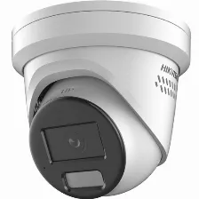 Cámara Ip Hikvision Pro Series Con Colorvu Ds-2cd2387g2h-lisu/sl(2.8mm)(ef) 8 Mp, Torreta, Microsd, Interior Y Exterior, Ip67, Blanco