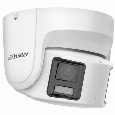 Cámara Ip Hikvision Ds-2cd2387g2p-lsu/sl 8 Mp, Torreta, Microsd, Ip67, Blanco